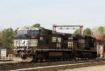 NS 9829 & 9502 hang out at the fuel rack in Glenwood Yard